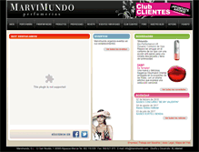 Tablet Screenshot of marvimundoperfumerias.com